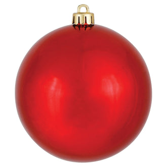 Boule de Noël rouge — fini brillant