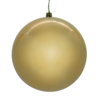 Boule de Noël champagne — fini nacré — sans joint