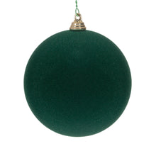 Boule de Noël floquée — vert émeraude