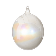 Boule de Noël en verre nacré ivoire Winward, ivoire, 12 cm