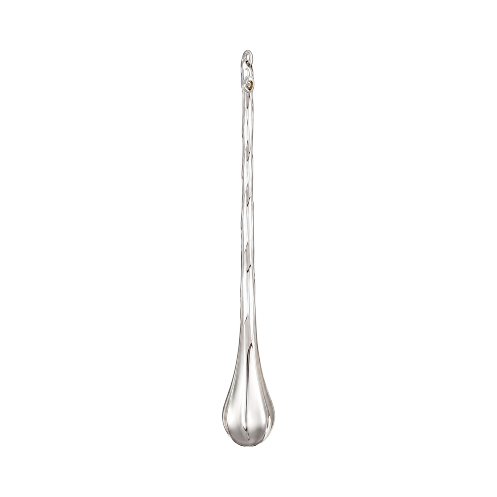 Ornement de Noël glaçon argenté Winward, argenté, 20,32 cm