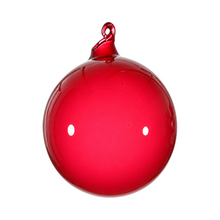 Boule de Noël en verre Bubblegum Winward, baie foncée, 15 cm