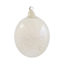 Boule de Noël perlée Winward, gris chaud, 15 cm